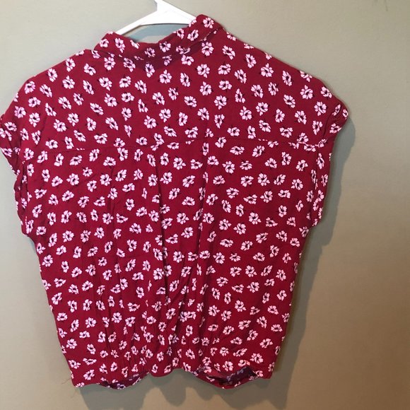 Abercrombie & fitch short sleeve flowered top - Picture 2 of 3